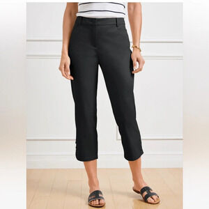 Talbots Perfect Skimmer at Waist Slim Leg Pedal Pusher Length Size 16